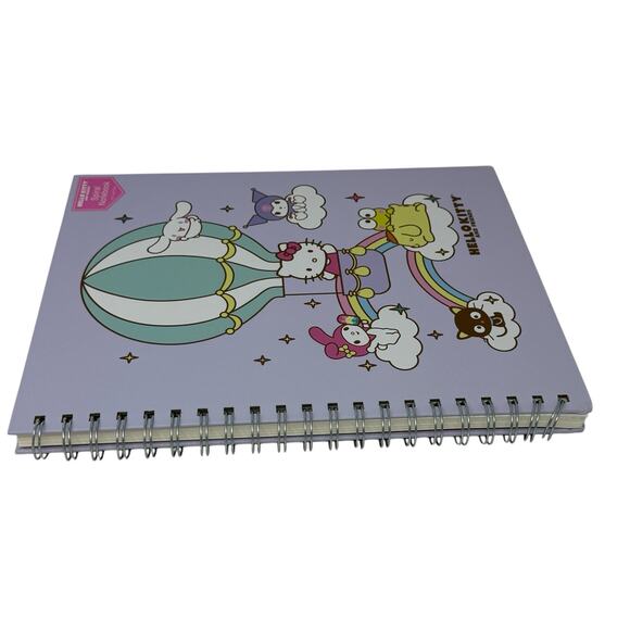 Hello Kitty & Friends Spiral Notebook 160 Lined Pages Chococat Kerropi My Melody - Picture 3 of 14